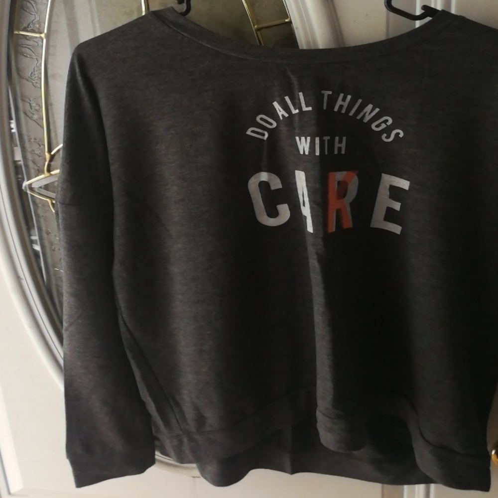 Gray sweater